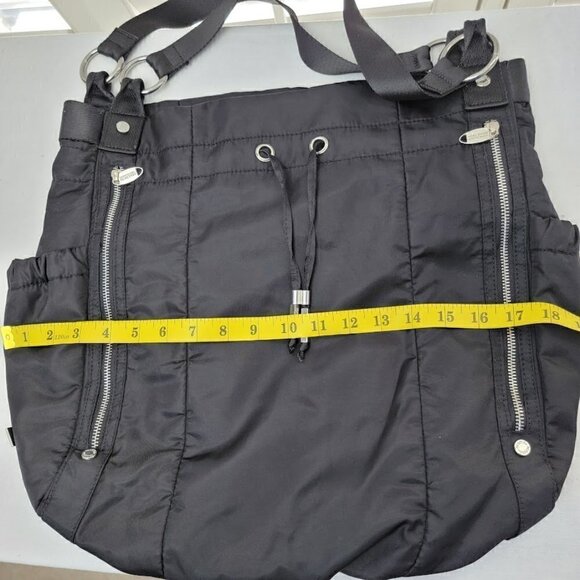 Great Lightweight Kenneth Cole Reaction Drawstring Hobo Bag - Nylon - Picture 13 of 14